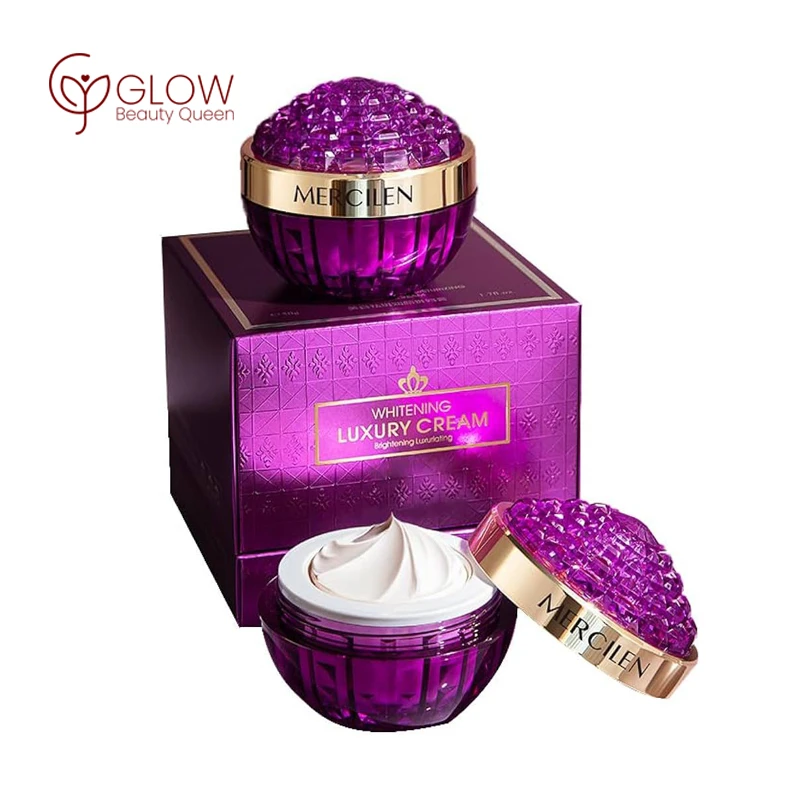 MERCILEN Whitening Luxury Cream (50gm)  - দাগহীন উজ্জ্বলতা ও প্রাকৃতিকভাবে ত্বক ফর্সা করার প্রিমিয়াম ক্রিম